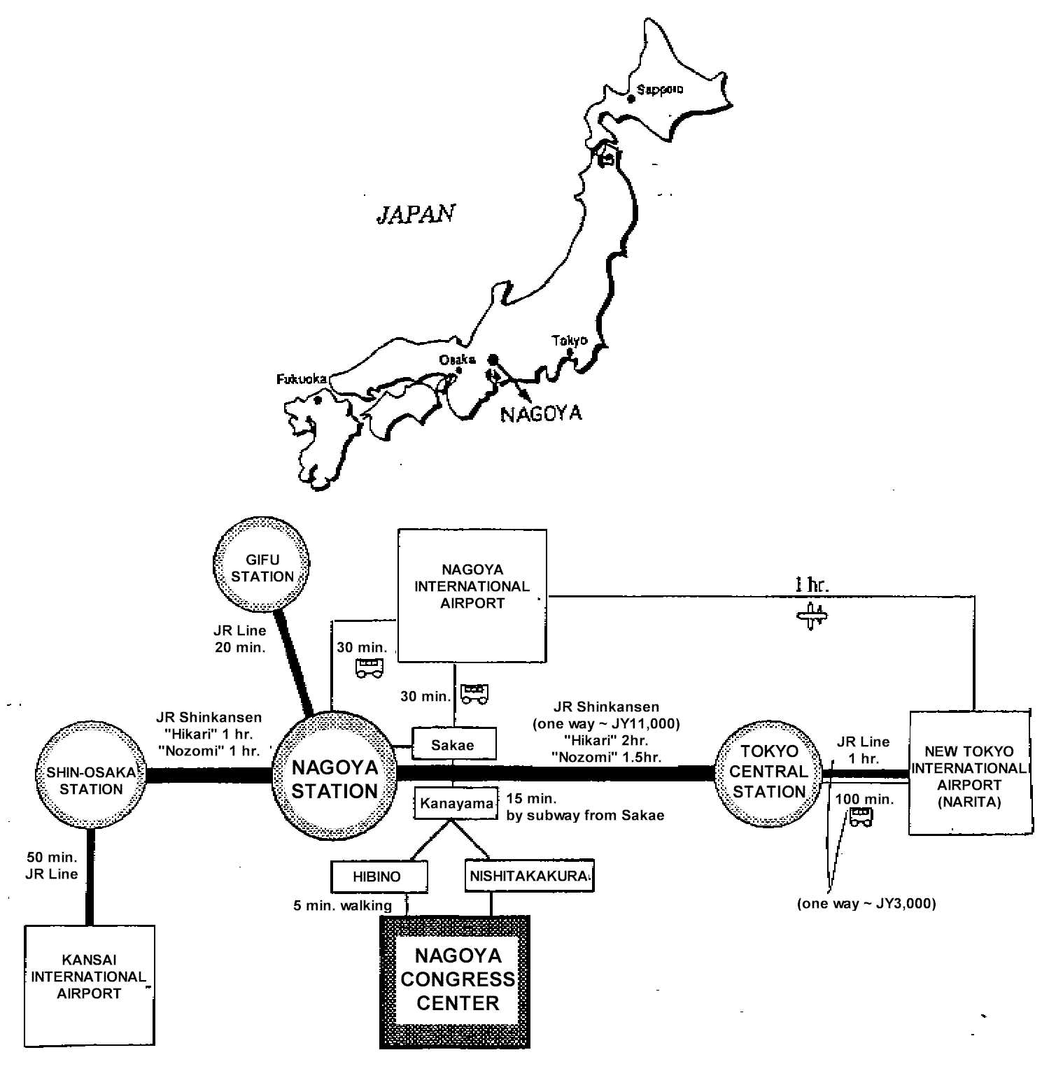 Nagoya Map